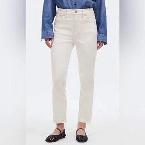 Madewell Perfect Vintage White Skinny Jeans Size 26